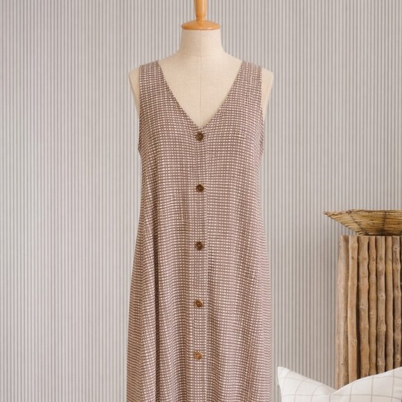 Caution To The Wind Dresses & Skirts - Caution to the Wind button down flowy ladies dress